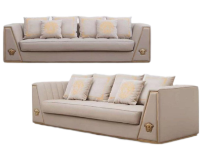 Sofá de Lujo Diseño Moderno, Madera Maciza 123 x 93 x 86 cm